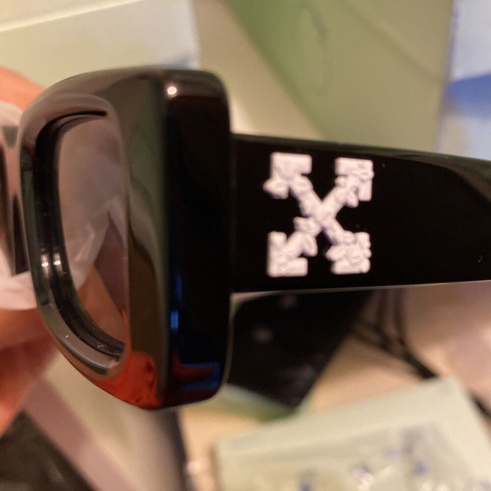 Off-White Virgil Abloh ARTHUR sunglasses, NIB, Black On White